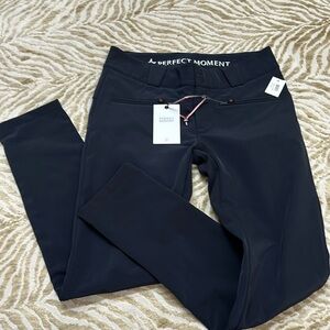 PERFECT MOMENT Aurora slim-leg ski pants Black NWT size Large waterproof